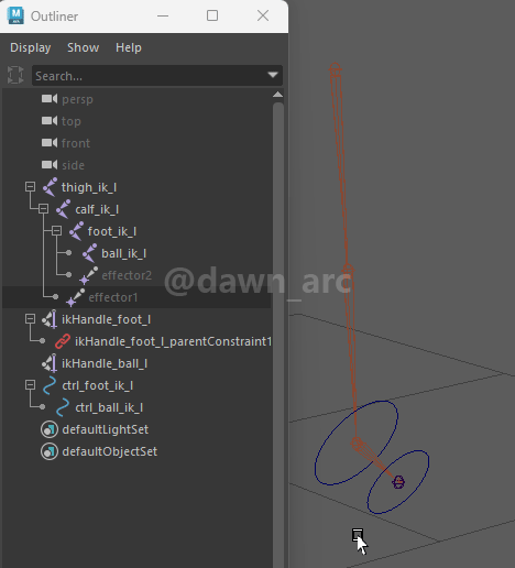 [Maya]Rigging 06 - Foundations of IK